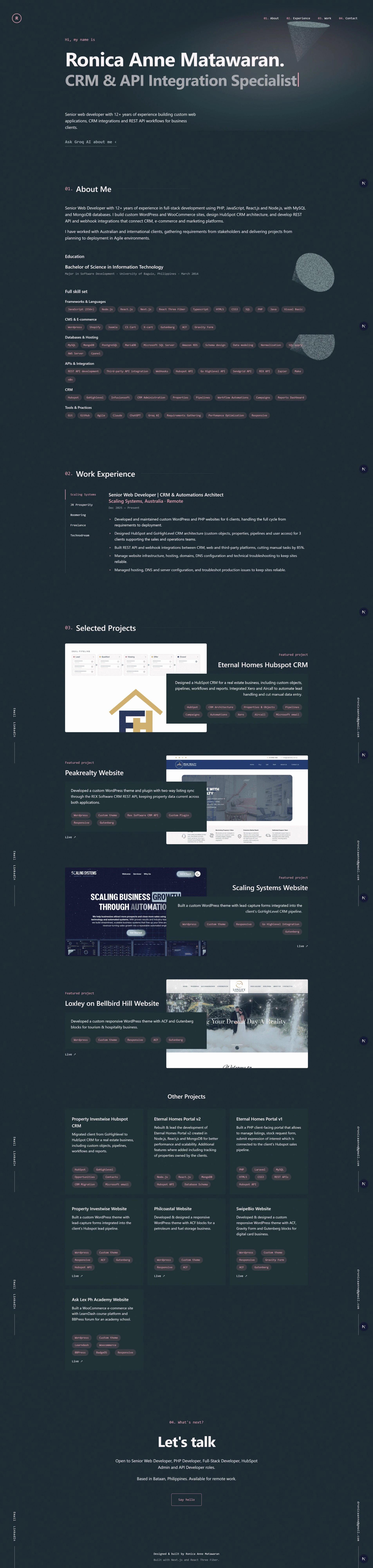 Developer Portfolio